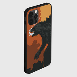 Чехол для iPhone 12 Pro Max Godzilla: Monster Smoke, цвет: 3D-черный — фото 2