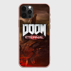 Чехол для iPhone 12 Pro Max DOOM: Eternal, цвет: 3D-светло-розовый