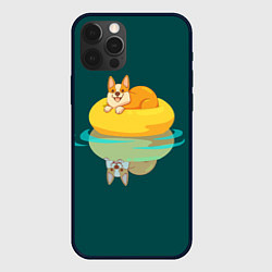 Чехол iPhone 12 Pro Max Корги на пончике