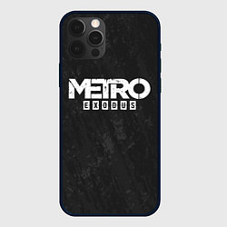 Чехол iPhone 12 Pro Max Metro Exodus: Space Grey