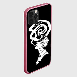 Чехол для iPhone 12 Pro Max True Detective: I just dream, цвет: 3D-малиновый — фото 2