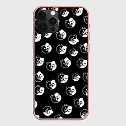 Чехол для iPhone 12 Pro Max MONOKUMA, цвет: 3D-светло-розовый