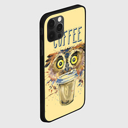 Чехол для iPhone 12 Pro Max Owls like coffee, цвет: 3D-черный — фото 2