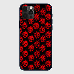 Чехол для iPhone 12 Pro Max Cyberpunk 2077: Samurai Pattern, цвет: 3D-черный