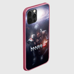 Чехол для iPhone 12 Pro Max Mass Effect 3, цвет: 3D-малиновый — фото 2