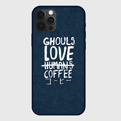 Чехол iPhone 12 Pro Max Ghouls Love Coffee