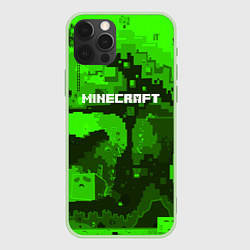 Чехол iPhone 12 Pro Max Minecraft: Green World