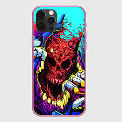 Чехол для iPhone 12 Pro Max CS:GO Hyper Beast, цвет: 3D-малиновый