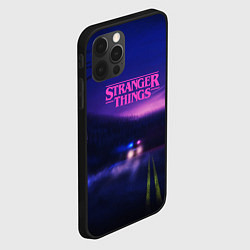 Чехол для iPhone 12 Pro Max Stranger Things: Neon Road, цвет: 3D-черный — фото 2