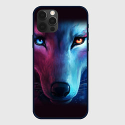 Чехол для iPhone 12 Pro Max Волчий взгляд, цвет: 3D-черный