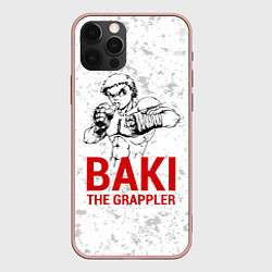 Чехол для iPhone 12 Pro Max Baki the Grappler, цвет: 3D-светло-розовый