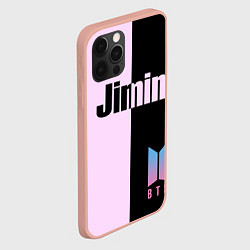 Чехол для iPhone 12 Pro Max BTS Jimin, цвет: 3D-светло-розовый — фото 2