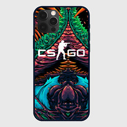 Чехол для iPhone 12 Pro Max CS GO hyper beast skin, цвет: 3D-черный