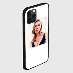 Чехол для iPhone 12 Pro Max Скарлетт Йоханссон, цвет: 3D-черный — фото 2