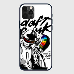 Чехол для iPhone 12 Pro Max Daft Punk: Our work is never over, цвет: 3D-черный