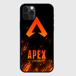Чехол для iPhone 12 Pro Max Apex Legends: Orange Flame, цвет: 3D-черный