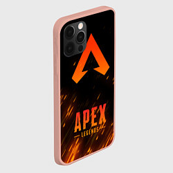Чехол для iPhone 12 Pro Max Apex Legends: Orange Flame, цвет: 3D-светло-розовый — фото 2