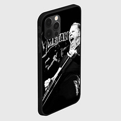 Чехол для iPhone 12 Pro Max Metallica, цвет: 3D-черный — фото 2