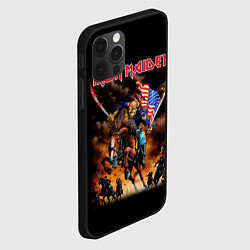 Чехол для iPhone 12 Pro Max Iron Maiden: USA Warriors, цвет: 3D-черный — фото 2