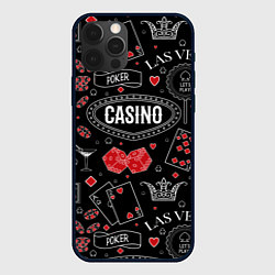 Чехол для iPhone 12 Pro Max Casino, цвет: 3D-черный