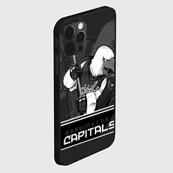 Чехол для iPhone 12 Pro Max Washington Capitals: Mono, цвет: 3D-черный — фото 2