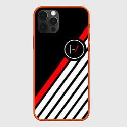 Чехол iPhone 12 Pro Max 21 Pilots: Black Logo