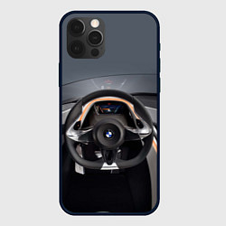 Чехол для iPhone 12 Pro Max BMW - salon, цвет: 3D-черный