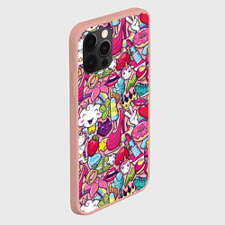 Чехол для iPhone 12 Pro Max Девчачьи радости, цвет: 3D-светло-розовый — фото 2