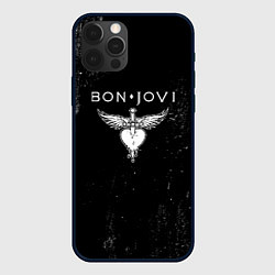 Чехол для iPhone 12 Pro Max Bon Jovi, цвет: 3D-черный