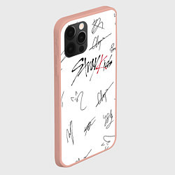 Чехол для iPhone 12 Pro Max STRAY KIDS АВТОГРАФЫ, цвет: 3D-светло-розовый — фото 2