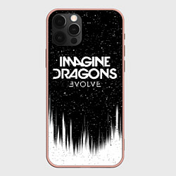 Чехол для iPhone 12 Pro Max IMAGINE DRAGONS, цвет: 3D-светло-розовый