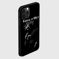 Чехол для iPhone 12 Pro Max КОРОЛЬ И ШУТ, цвет: 3D-черный — фото 2