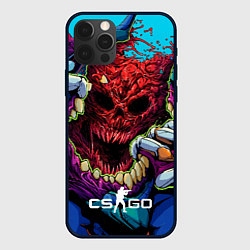 Чехол для iPhone 12 Pro Max CS GO monster, цвет: 3D-черный