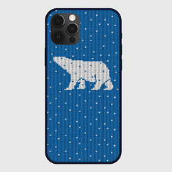 Чехол iPhone 12 Pro Max Свитер с медведем