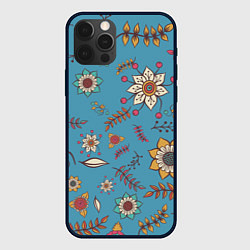 Чехол iPhone 12 Pro Max Цветочный рай узор