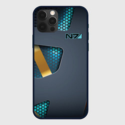 Чехол для iPhone 12 Pro Max Mass Effect N7, цвет: 3D-черный