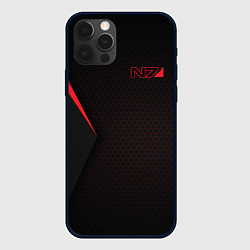 Чехол для iPhone 12 Pro Max Mass Effect N7, цвет: 3D-черный