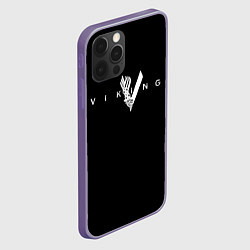 Чехол для iPhone 12 Pro Max Vikings, цвет: 3D-серый — фото 2