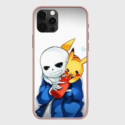 Чехол для iPhone 12 Pro Max UNDERTALE, цвет: 3D-светло-розовый