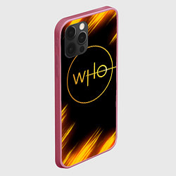 Чехол для iPhone 12 Pro Max DOCTOR WHO, цвет: 3D-малиновый — фото 2
