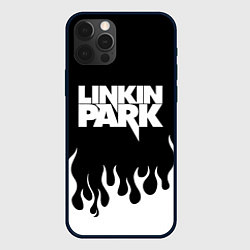 Чехол для iPhone 12 Pro Max Linkin Park: Black Flame, цвет: 3D-черный
