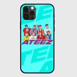 Чехол для iPhone 12 Pro Max Ateez, цвет: 3D-черный