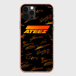 Чехол iPhone 12 Pro Max ATEEZ АВТОГРАФЫ