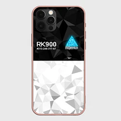 Чехол для iPhone 12 Pro Max RK900 CONNOR, цвет: 3D-светло-розовый