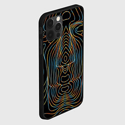 Чехол для iPhone 12 Pro Max Неоновое свечение, цвет: 3D-черный — фото 2
