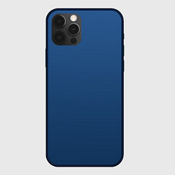Чехол для iPhone 12 Pro Max 19-4052 Classic Blue, цвет: 3D-черный