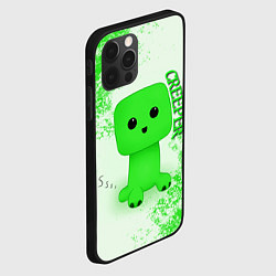 Чехол для iPhone 12 Pro Max MINECRAFT CREEPER, цвет: 3D-черный — фото 2