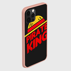 Чехол для iPhone 12 Pro Max One Piece Pirate King, цвет: 3D-светло-розовый — фото 2