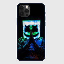 Чехол для iPhone 12 Pro Max Marshmello, цвет: 3D-черный