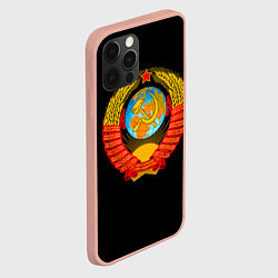 Чехол для iPhone 12 Pro Max СССР, цвет: 3D-светло-розовый — фото 2